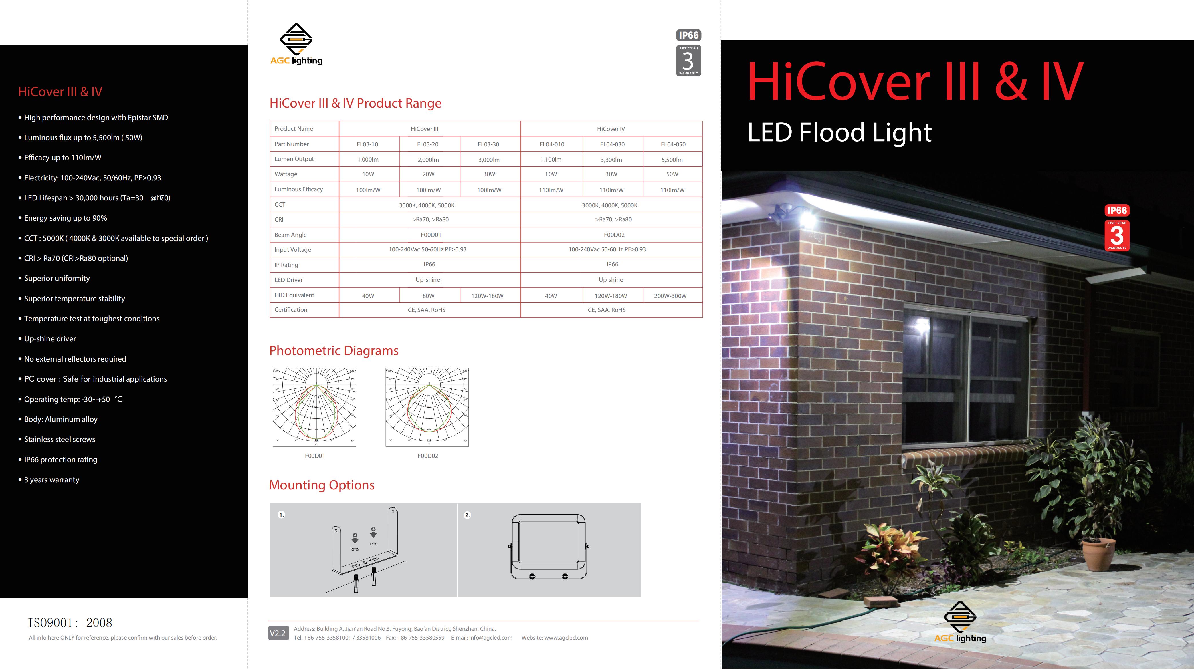 FL03 & FL04 HiCover III&IV LED Flood Light  V2.2_00